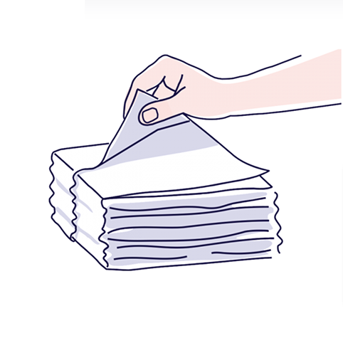 CARRES DE SOIN AIR-LAID SENI CARE