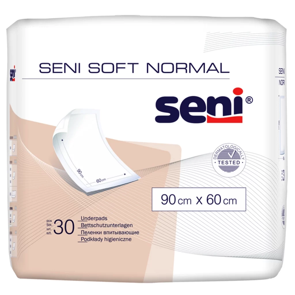 Alèses SENI SOFT NORMAL pour hygiène incontinence urinaire