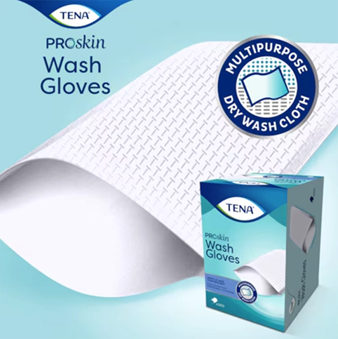 TENA PROSKIN WASH GLOVES