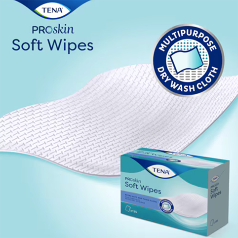 TENA SOFT WIPES PROSKIN