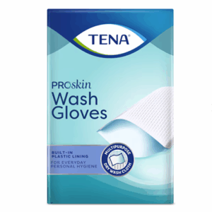 TENA WASH GLOVES PROSKIN PLASTIC