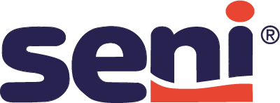 Logo marque SENI, produits pour l'incontinence